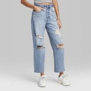 NWT Wild Fable Super High Rise Straight Leg Jeans Size 4/27